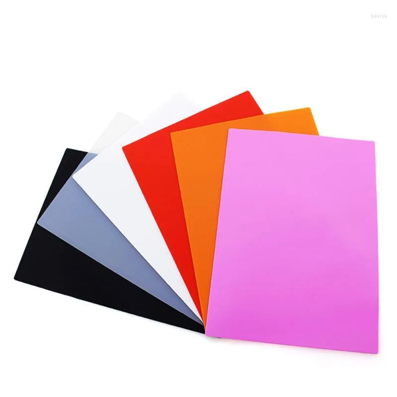 Table Mats 10Colors Silicone Square Smooth Heat Insulation Pad Mat Placemat Coasters RLMS8