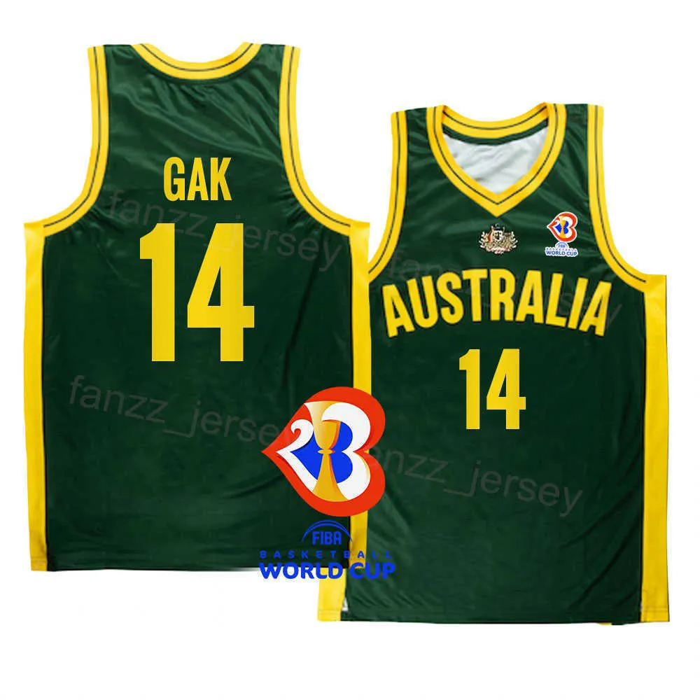 DHgate National Team Fiba Australia Basketball Jersey in Green Mesh Fabric for Sports Enthusiasts Sports Outdoors