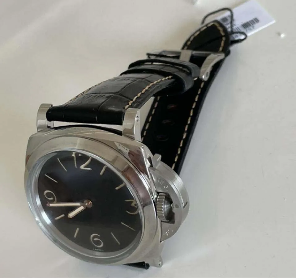 Klassieke stijl Super Quality horloges voor heren CaL 3000 Automatisch uurwerk 47 mm lichtgevende zwarte wijzerplaat 316 L staal Transparante achterkant leat314L