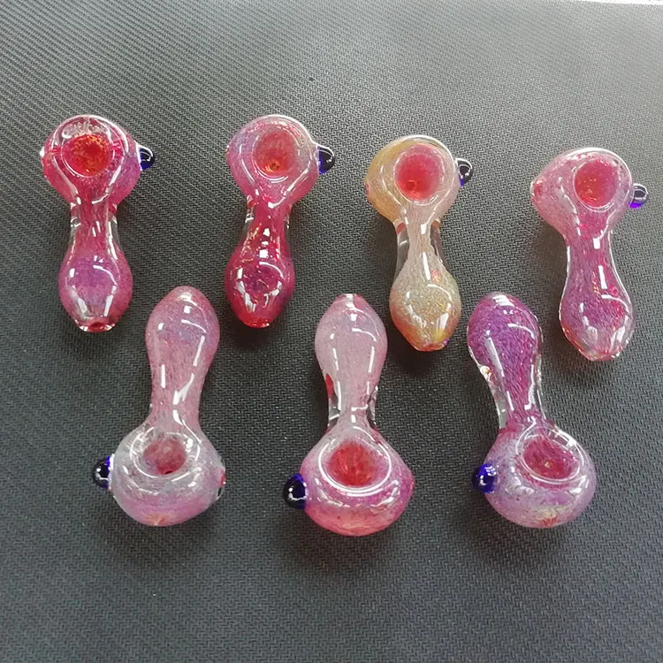 Nouveau 3D Vision Pipes à fumer en verre Tuyau à main Brûleur à tabac Herb Rig Longueur 3 pouces