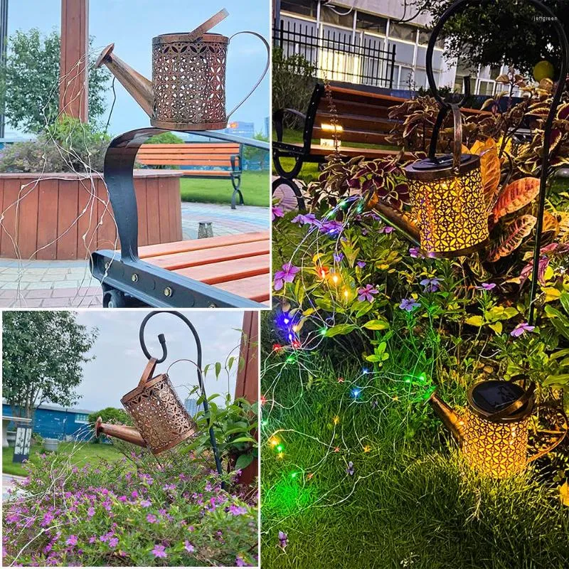 Solar LED Waterfall Fairy String Bunnings Solar Lights With Hollow Out