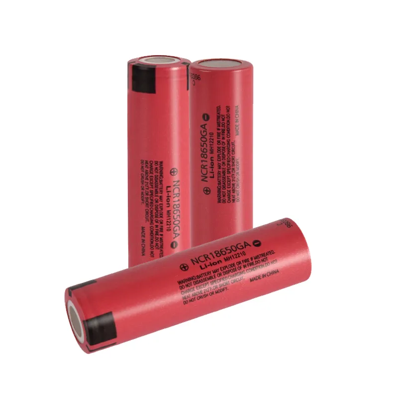 Authentique NCR 18650GA 18650 Batterie 3500mah 15A Lithium Lion Batteries rechargeables à décharge continue pour moteur Ebike Nettoyeur Voccume