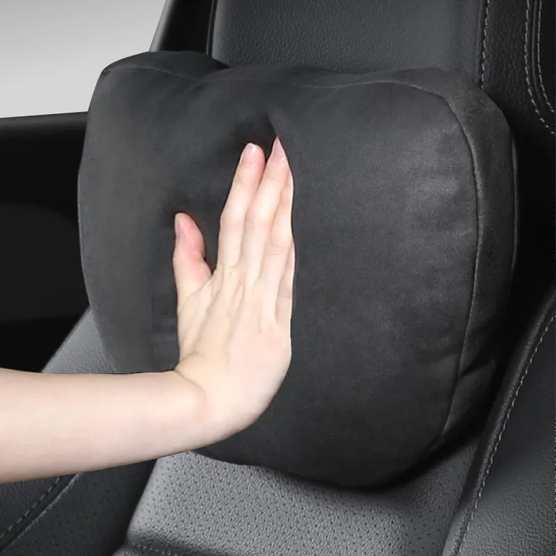 Car Headrest Neck Pillow Lumbar Support Soft Car Seat Pillows