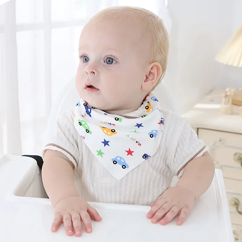 Cartoon Cotton Baby Bibs Multistyle Cute Toddler Infant Soft
