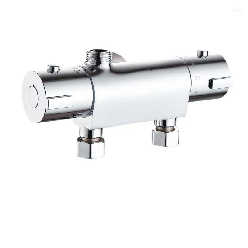 Badezimmer-Duschsets Kaltstahlhahn Gebürsteter Warmwasserbereiter Thermostatmischer Kupfer Rubinetto Bagno Wasserhähne LG50LT