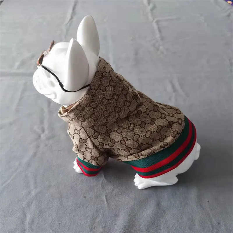 Klassischer großer Designer-Hundemantel, Hundebekleidung, warmer Winterstrickpullover, Katzenhaustierbekleidung, modische Hundekleidung für kleine Hunde, acces225Z