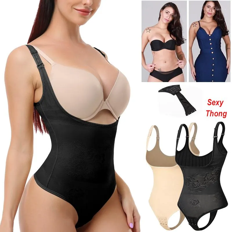 Dameshoeders sexy string bodysuit shapewear vrouwen full body shaper slankelen corset taille trainer buikcontrole vormgeven ondergoed schede