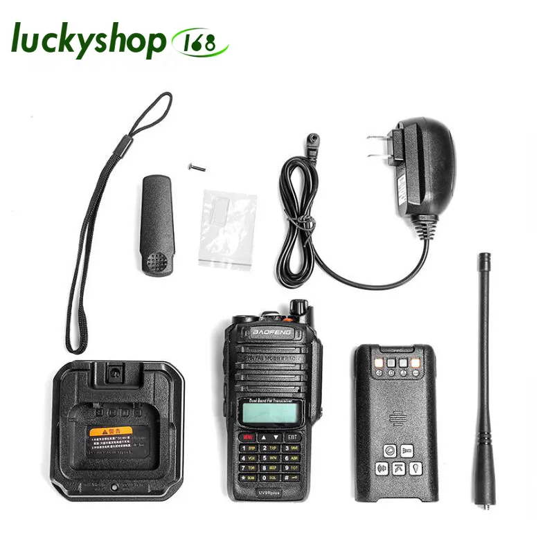 Scanner Radio Walkie-talkie Impermeabile Baofeng UV-9R Plus Dual Band VHF UHF - Confezione Da 2 Pezzi Radio Baofeng - Foto 4