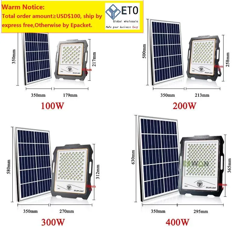 Solar-Spotlight-Lampe, IP65, wasserdicht, Radarsensor, Außenwandleuchten, 300, 400, 600 W, Garten-LED-Beleuchtung