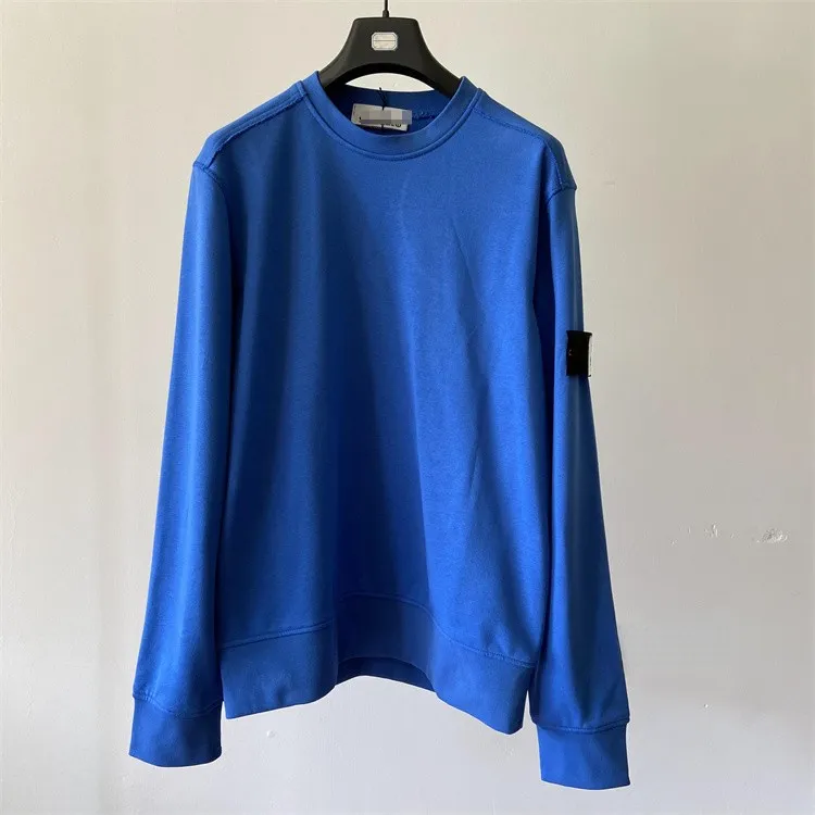 الخريف والشتاء Pullover CP Mens Sweatshirts فضفاضة جولة رقبة سترة رياضية طويلة الأكمام الطويلة الأزياء متعددة اللون هوديز الحجم M-XXL