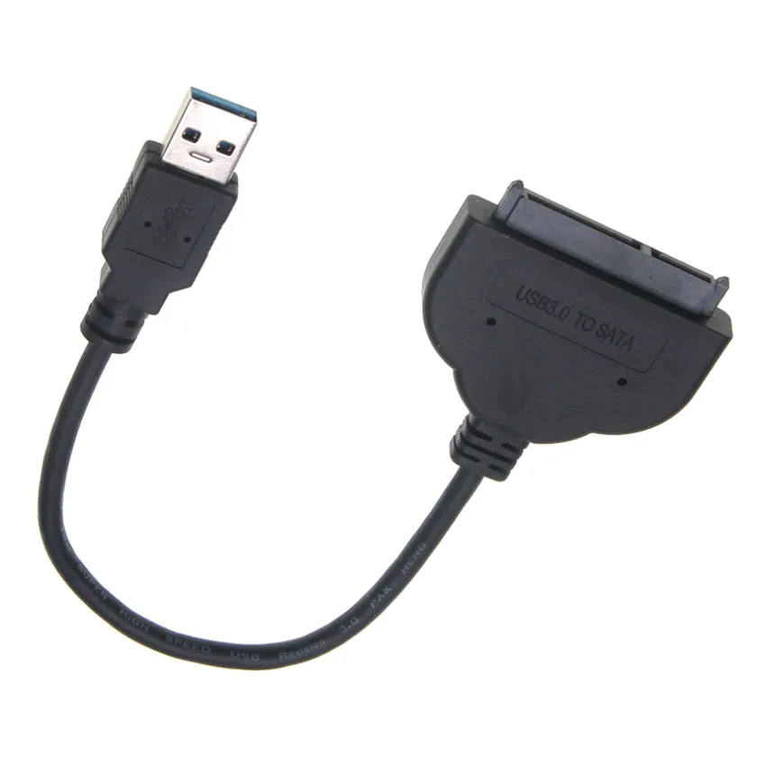 Cabos de conversor do adaptador de cabo USB 3.0 para SATA para 2,5 HDD SSD Disco rígido unidade