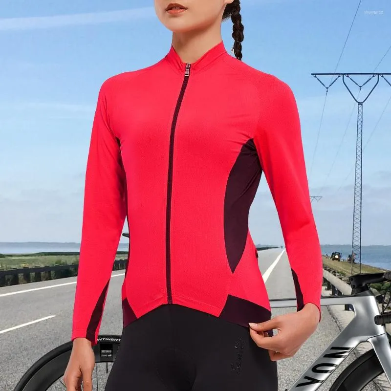 Racing Jackets Santic Cycling Jersey Spring/Summer Thin Sunscreen Long Sleeve Top