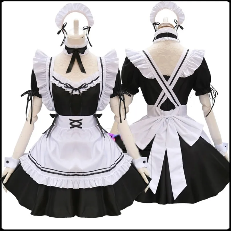NewBull Costume da cameriera francese sexy costumi in pizzo grembiule cosplay cameriera da donna cattivo 3 pezzi set di lingerie costumi erotici NewBull Costume da cameriera francese sexy costumi in pizzo grembiule cosplay cameriera da donna cattivo 3 pezzi set di lingerie costumi erotici