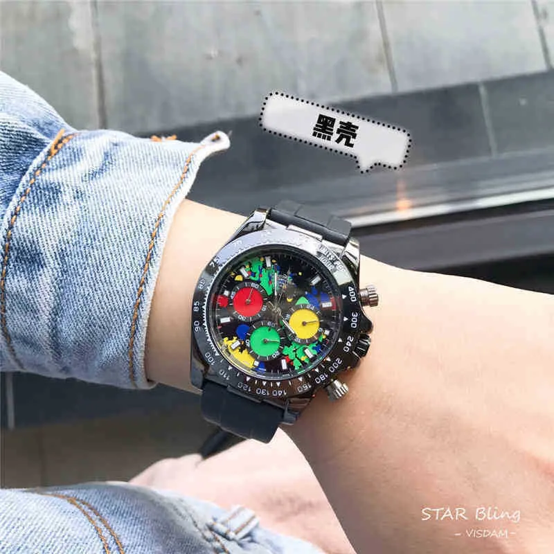 Tasarımcı İzle RLX Six Designer Watches Wristwatch Luxury Pin Moda Sıradan Erkekler Saat 8irfl