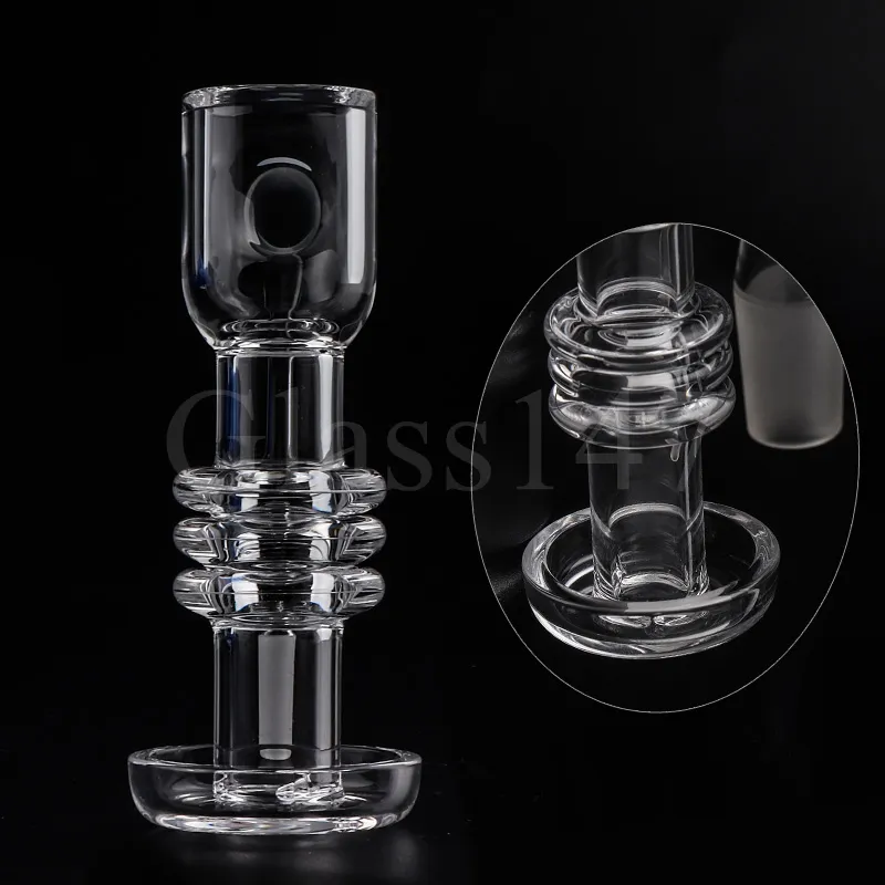 Full Weld XL Heat Retainer Terp Slurper Banger Beveled Edge Nails With Quartz Pill Terp Pills Carb Cap For Dab Rig Glass Bong