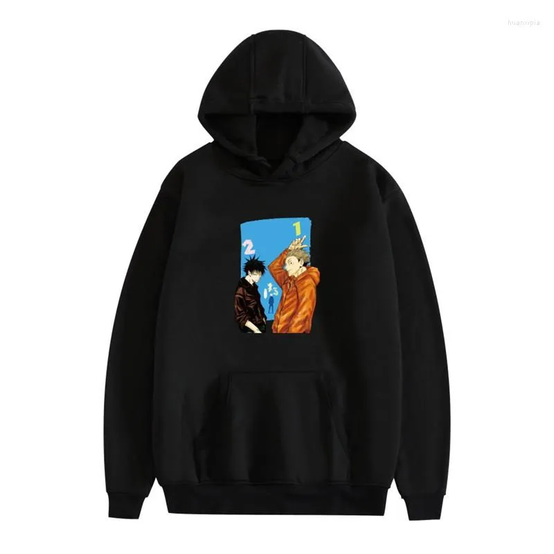 Sweat à capuche pour hommes/femmes, pull surdimensionné décontracté, Anime Jujutsu Kaisen, vêtements imprimés à la mode, automne hiver