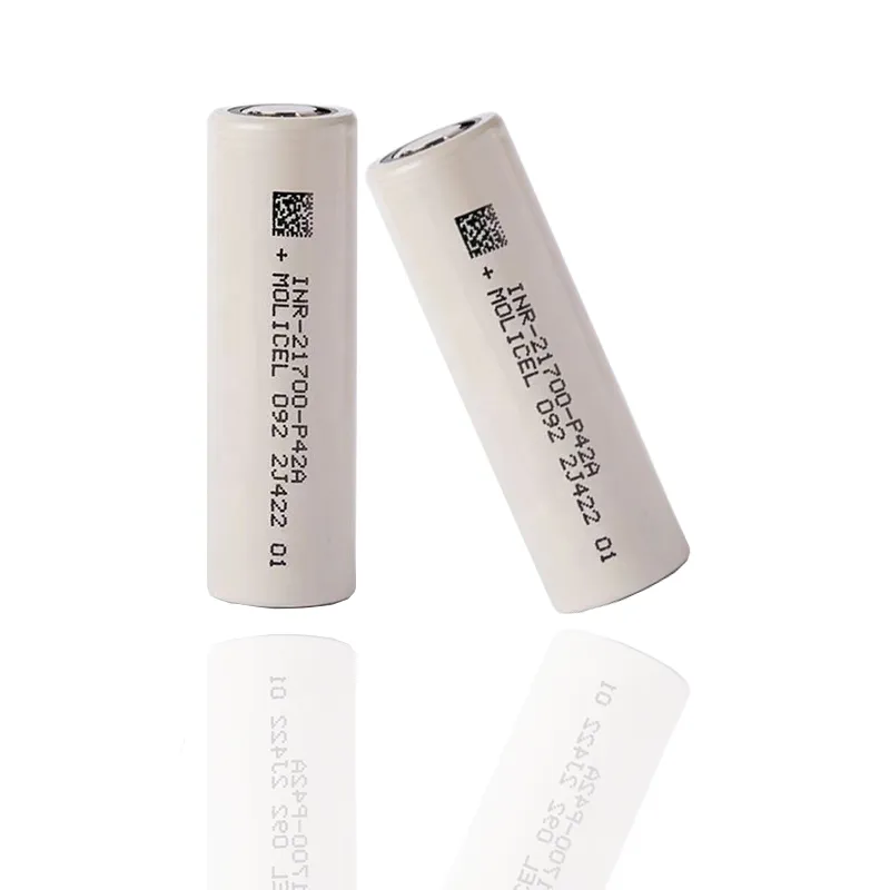 Authentic Moli INR 21700 Battery P42A Rechargeable Batteries 4200mah 15A High Discharge For Electric Motor Car Bicycle