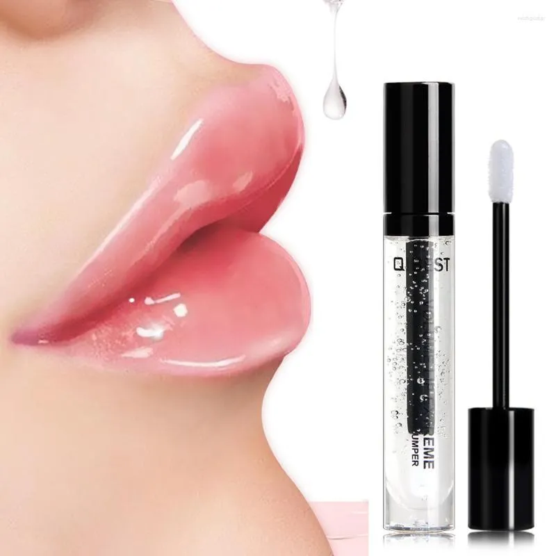 Lipgloss Feuchtigkeitscreme Daffel langlebige Big Lippen Pumpe Transparentes wasserdichtes Volumen klares flüssiges Lippenstift Kit