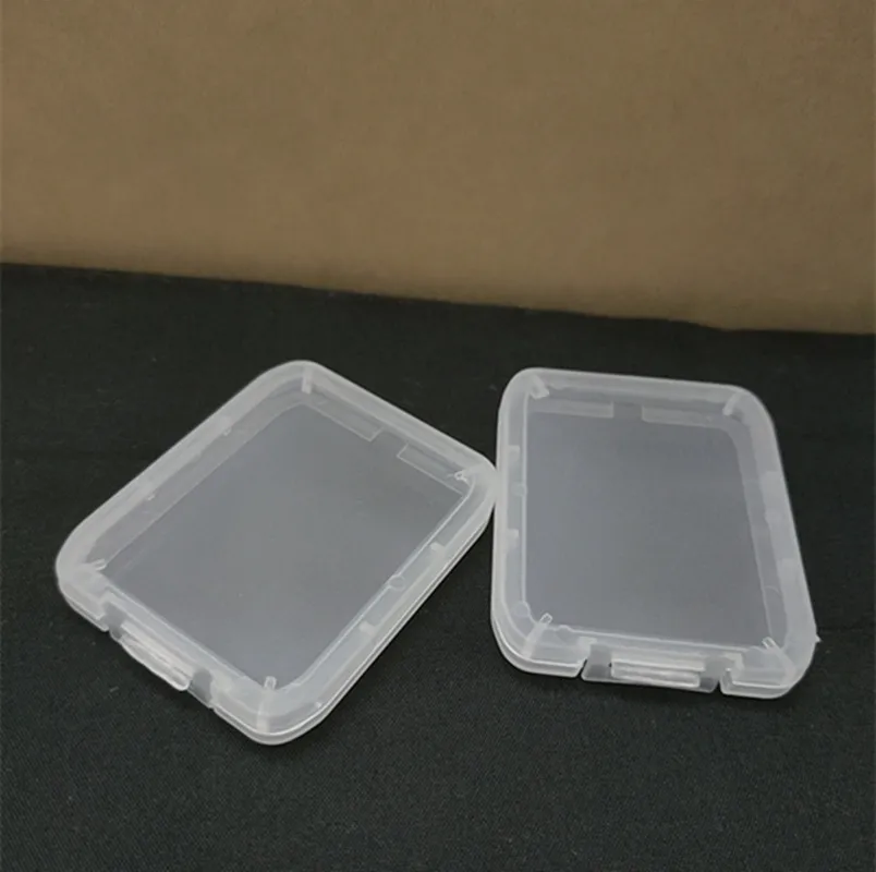 CF Карта пластиковой коробки прозрачного держателя карт MS MS MS White Box Case для TF Micro XD SD Card Case DH47