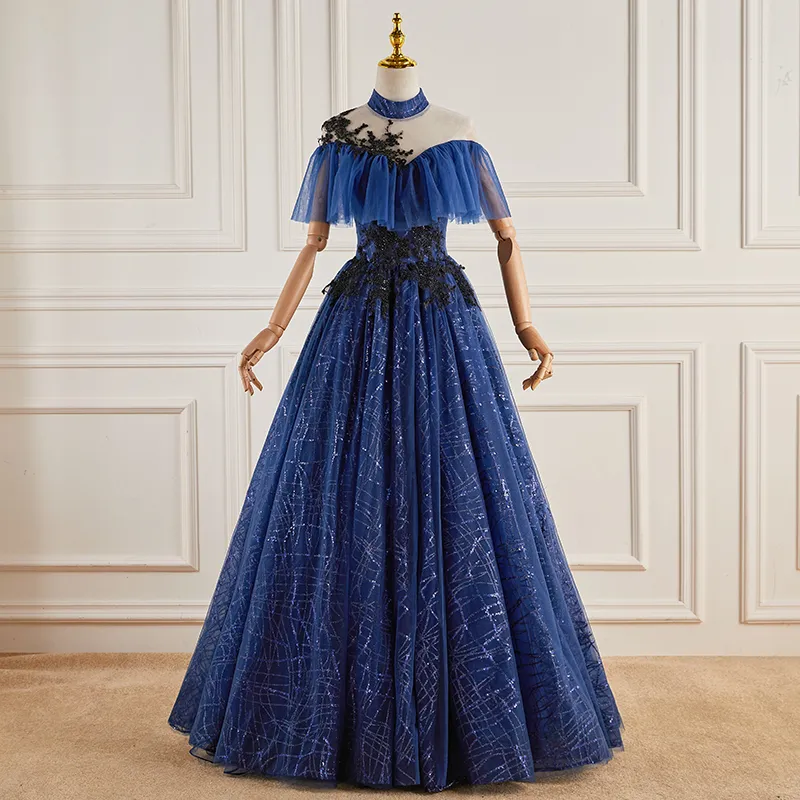 Royal blue Rococo theme Medieval court gown with shoulder ruffles and half sleeves for women from Dhgate Theme Costume - price 150.26 Royal blue Rococo theme Medieval court gown with shoulder ruffles and half sleeves for women from Dhgate Theme Costume - price 150.26