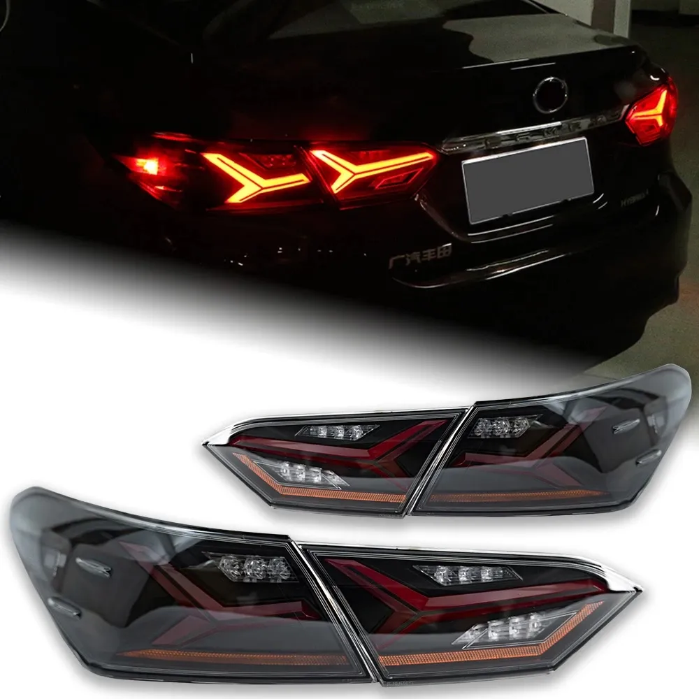 Car Lights for Toyota Camry LED Tail Light 20 18-2022 Rear Lamp Brake DRL Rear Dynamic Signal Reverse