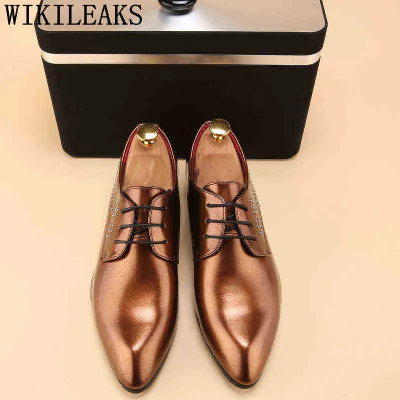 Dres Shoe Party for Men Italian Brand Clothing Formal Coiffeur Wedding Elegant Sapato Social Masculino But Damskie 220723
