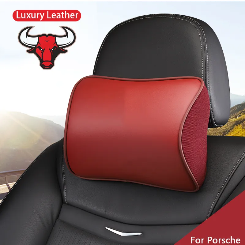 Car Headrest Pillows Ergonomic Design Soft Pillow Fit Sleeping And Resting  In Auto For Porsche Cayenne Macan Panamera Cayenne Red From Lshl520, $28.46