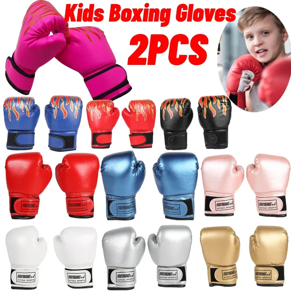 Guantoni Da Boxe In Vera Pelle Per Sparring E Allenamento: 6oz-8oz Per Bambini, Uomo E Donna