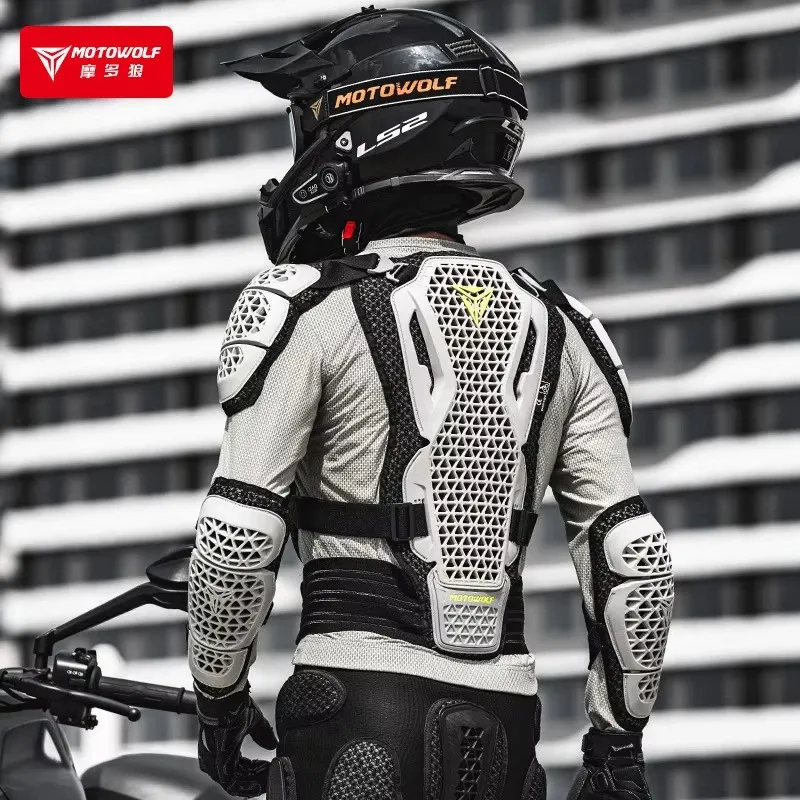 Motocross Padding Men Motocross Body Armor CE Certified Motorcycle Chest & Back Padding ...