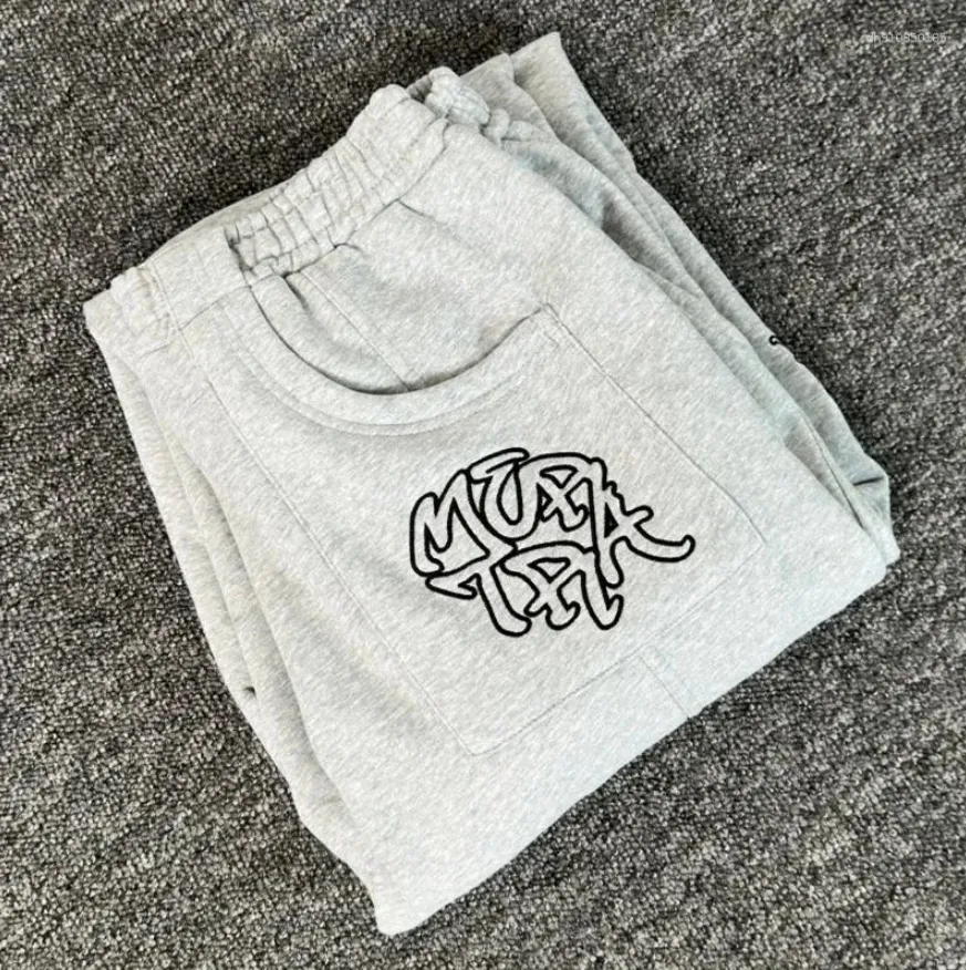 男性のメルトラスウェットパンツクラシック刺繍ロゴ男性女性高品質の