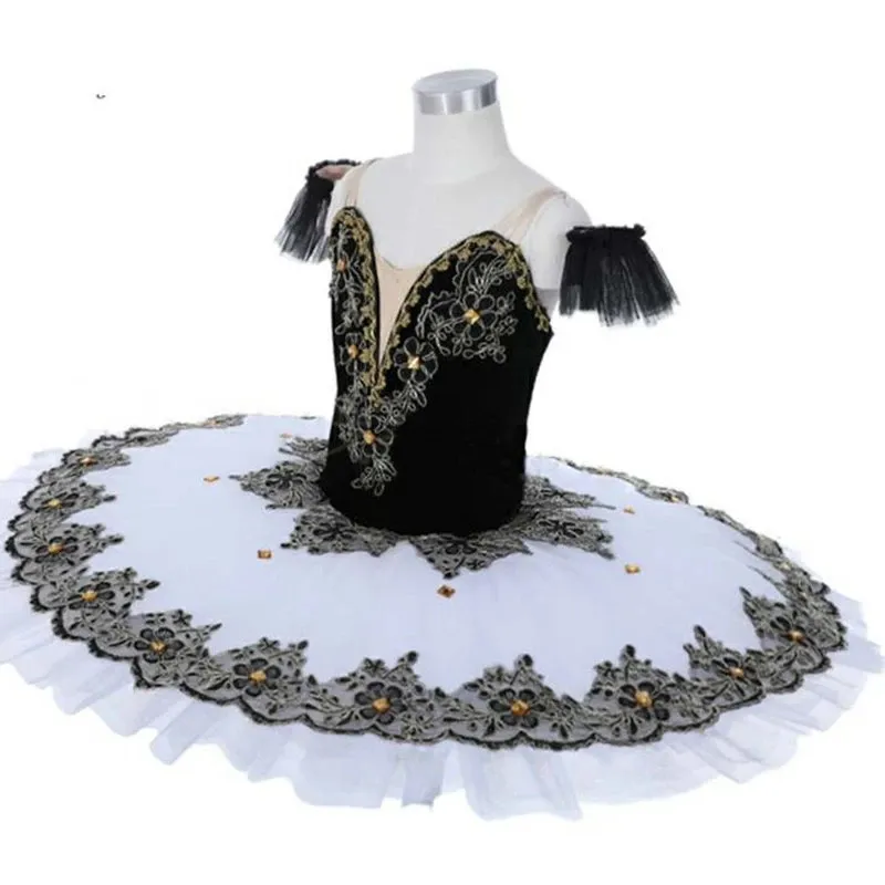Adult Kids Classic Professional Ballet Tutu White Swan Lake Pancake ...