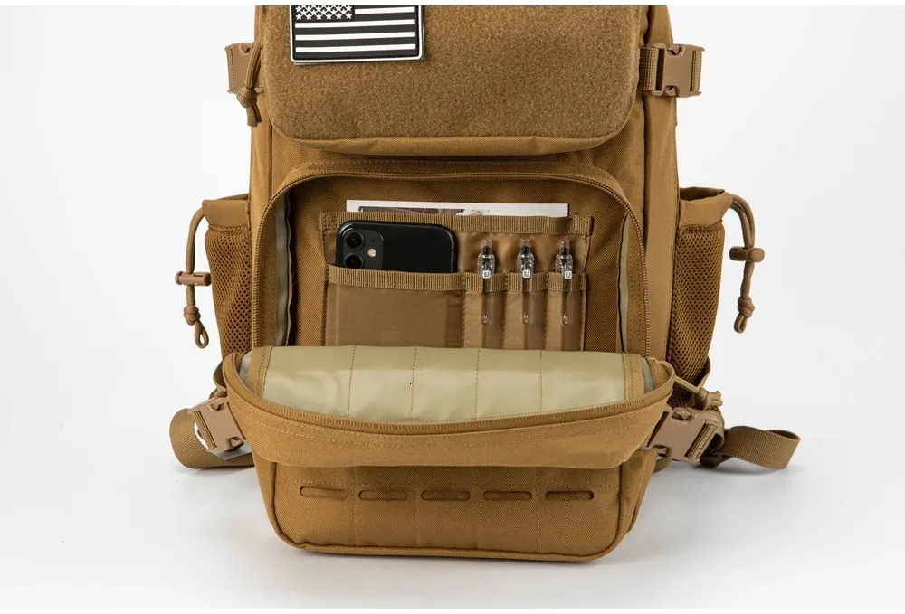 Tactical Backpack 25l For Hiking Survival And Outdoor Activities_voghion.com
