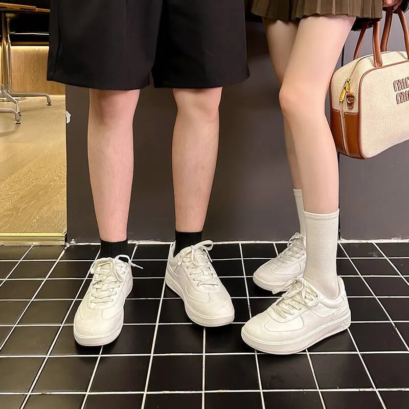 DARSII Training voor mannen en vrouwen, nieuwe, antislip, slijtvaste damesschoenen van echt leer, plat en ademend_voghion.com