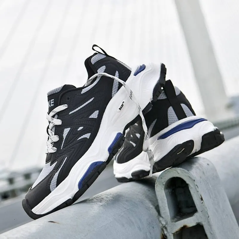 Sapatos ONKE de designer para homens e mulheres, lançamento para o outono, com sola grossa, que aumentam a altura, casuais, esportivos, versáteis e modernos._voghion.com
