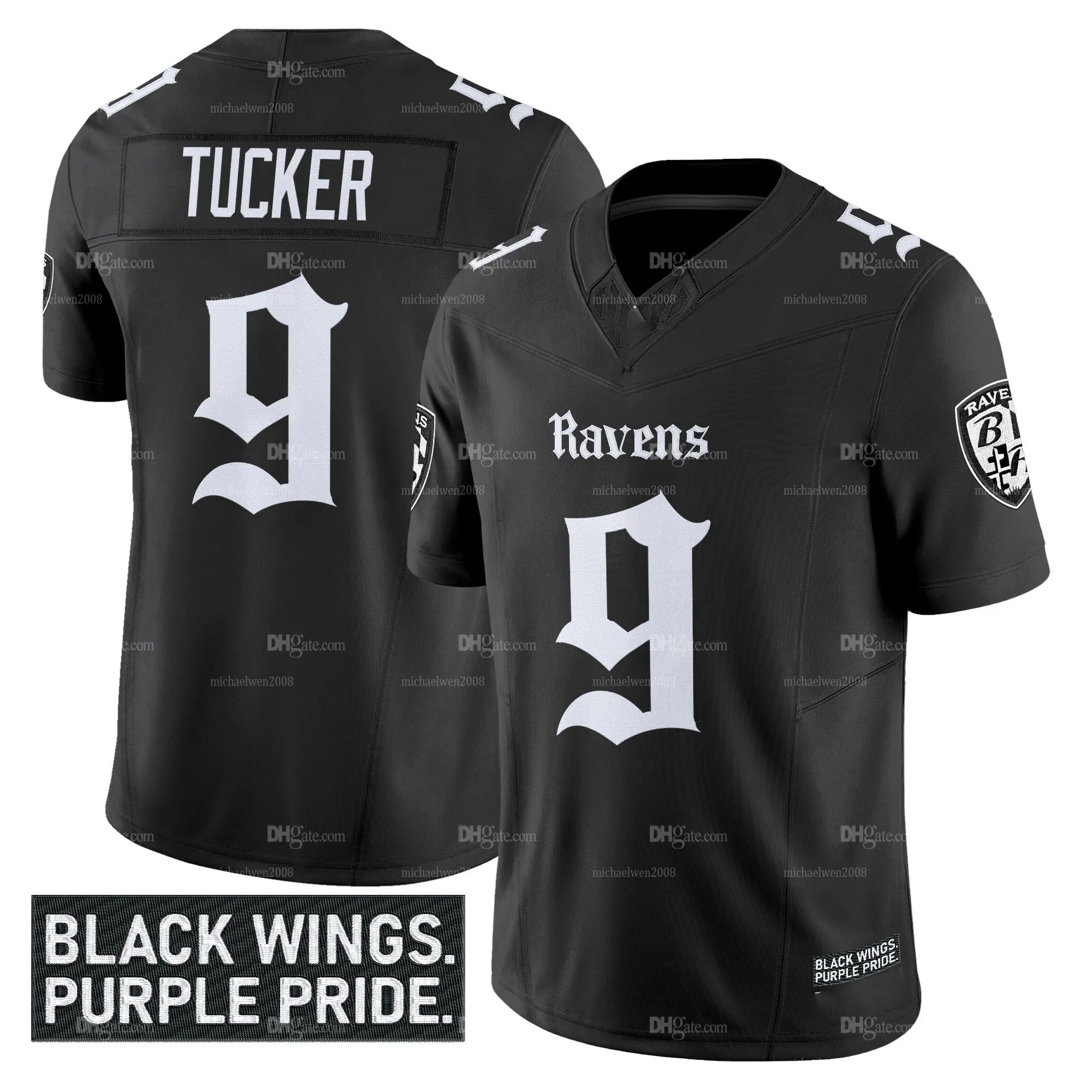 Kob 8 Lamar Jackson Raven 2025 Gothic Nevermore From