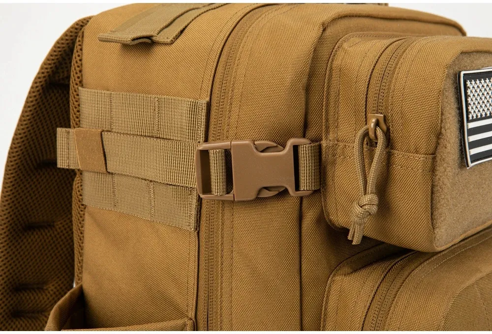 Tactical Backpack 25l For Hiking Survival And Outdoor Activities_voghion.com