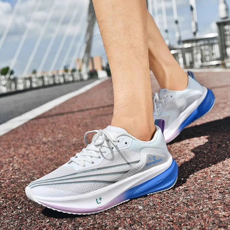 ONKE Running Women Autumn Lightweight Breathable Shock Absorption Mesh Sports Men Thick Bottom Non-slip Wear-resistant_voghion.com