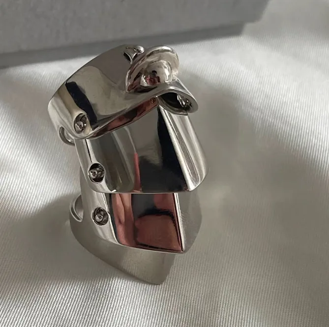 Designer Armor Rings Designer Saturn Armor Ring Retro Geometric Joint... From Shuo_jewelry88 ...