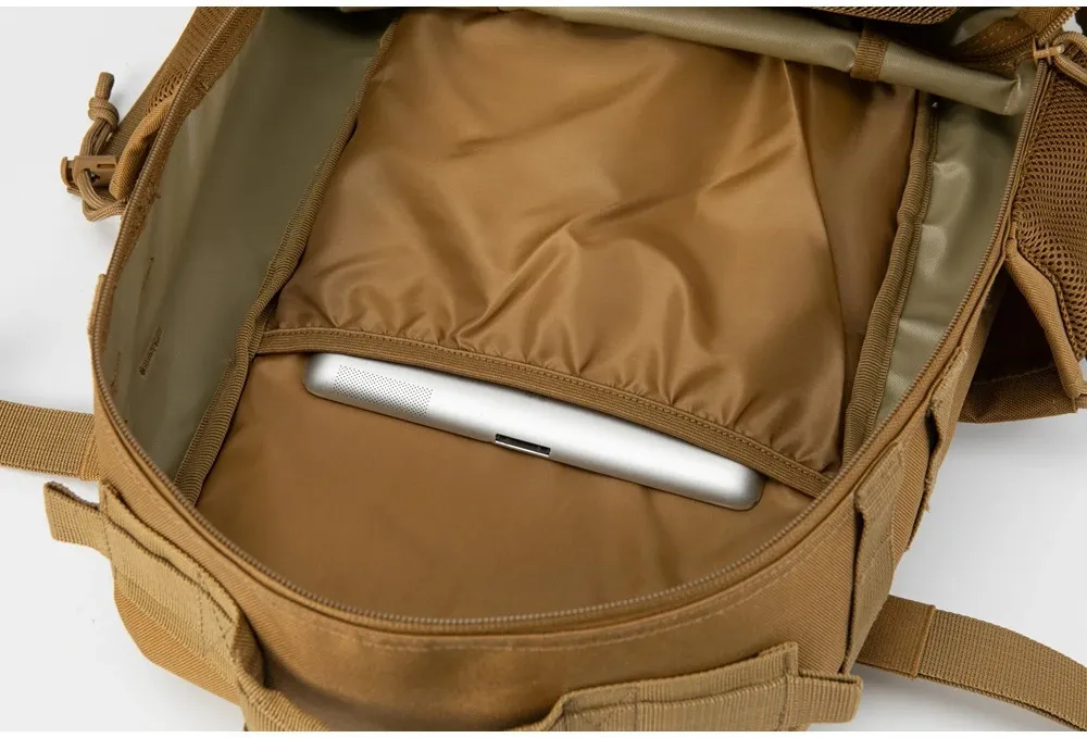 Tactical Backpack 25l For Hiking Survival And Outdoor Activities_voghion.com