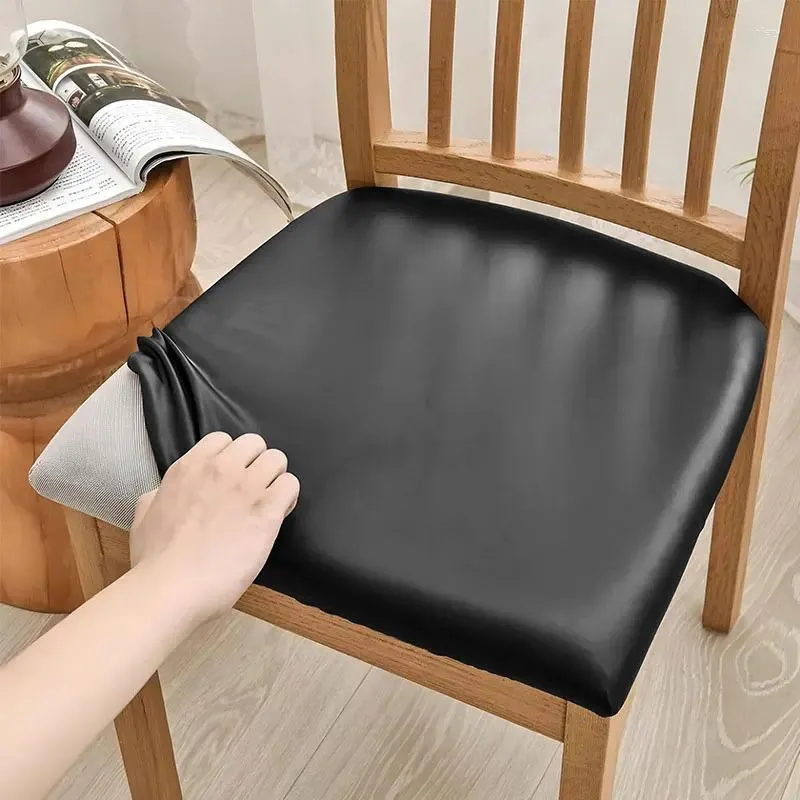 Coprisedili Elasticizzati Per Sedia Ufficio: 2 Pezzi Rimovibili E Lavabili, Anti-polvere, Nero, 45-55 Cm - 5