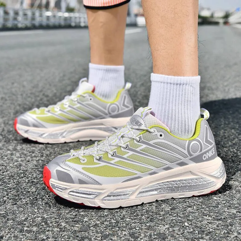 ONKE Women's 2025 New Autumn Lightweight Mesh Breathable Running Men's Shock Absorption Anti-Slip Odor-Resistant Sports_voghion.com