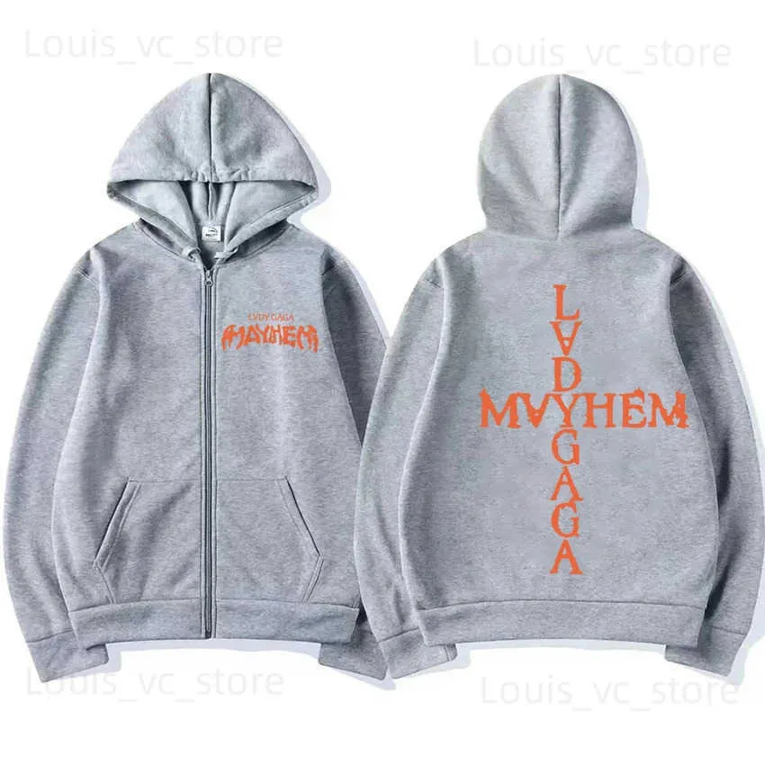 Lady Gaga The MAYHEM ZIP HOODIE　XXL フーディ Lady Gaga Mayhem Zipper Hoodie Vintage Oversized From