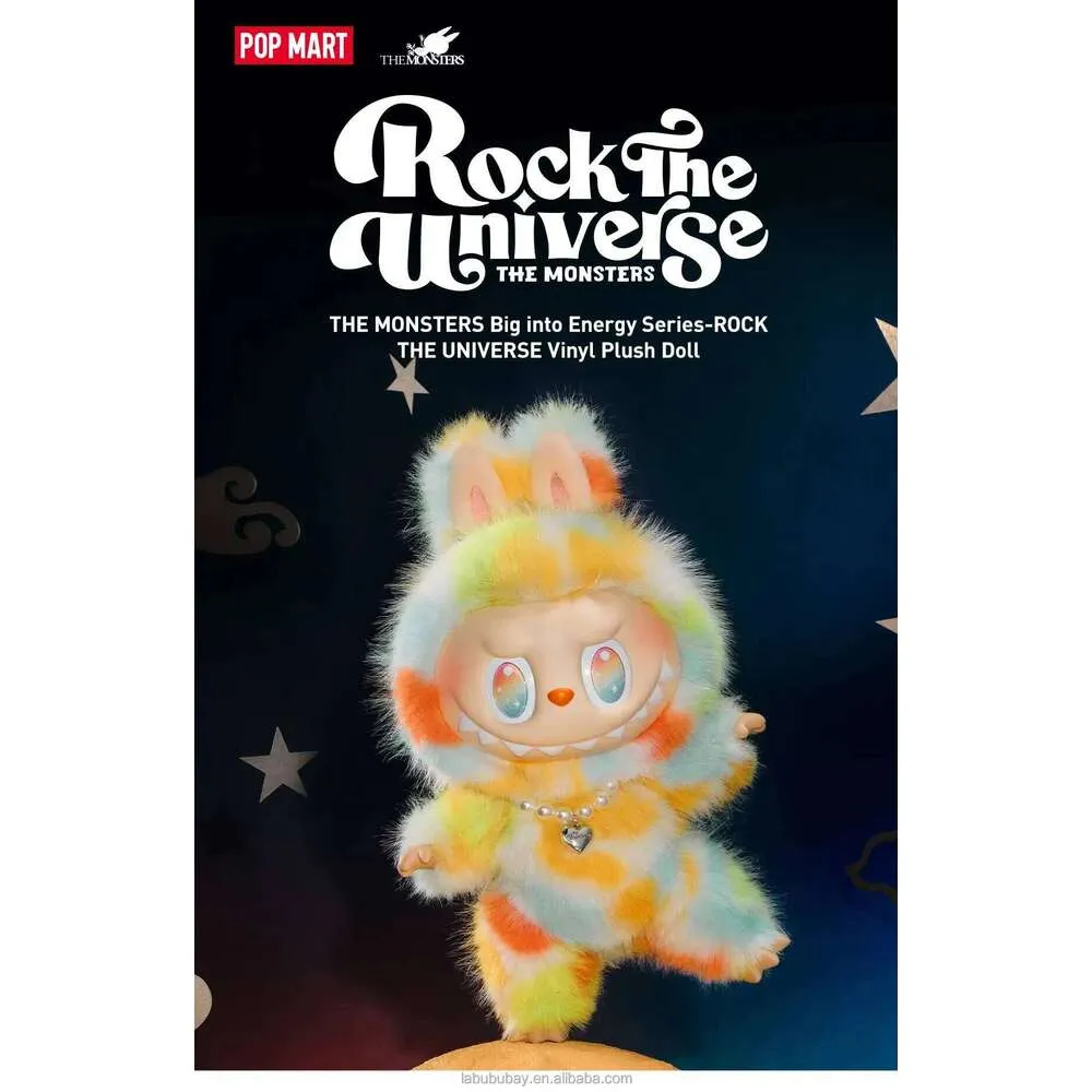 Popmart Labubu Doll Big Energy Series Rock Universe Mystery Blind