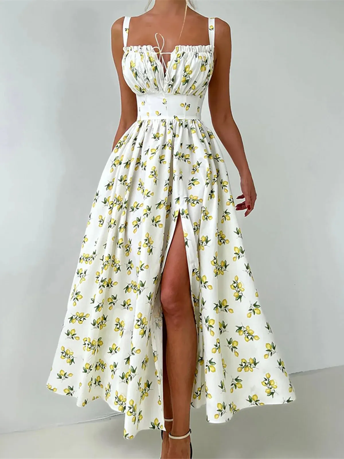 corset satin midi dress Mary Wyatt - Alyx - The zip boho style silk dress Finish:Barnwood Brown classic red