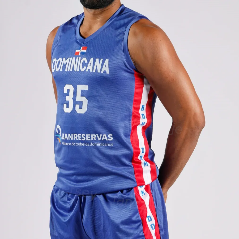 Printed 5 Victor Liz Jersey Dominican Republic Basketball 2025/2026  AmeriCup 1 Juan Suero 35 Juan Guerrero 4 Gelvis Solano Eloy Vargas Angel  Delgado Mans Youth Woman From 11,15 € | DHgate