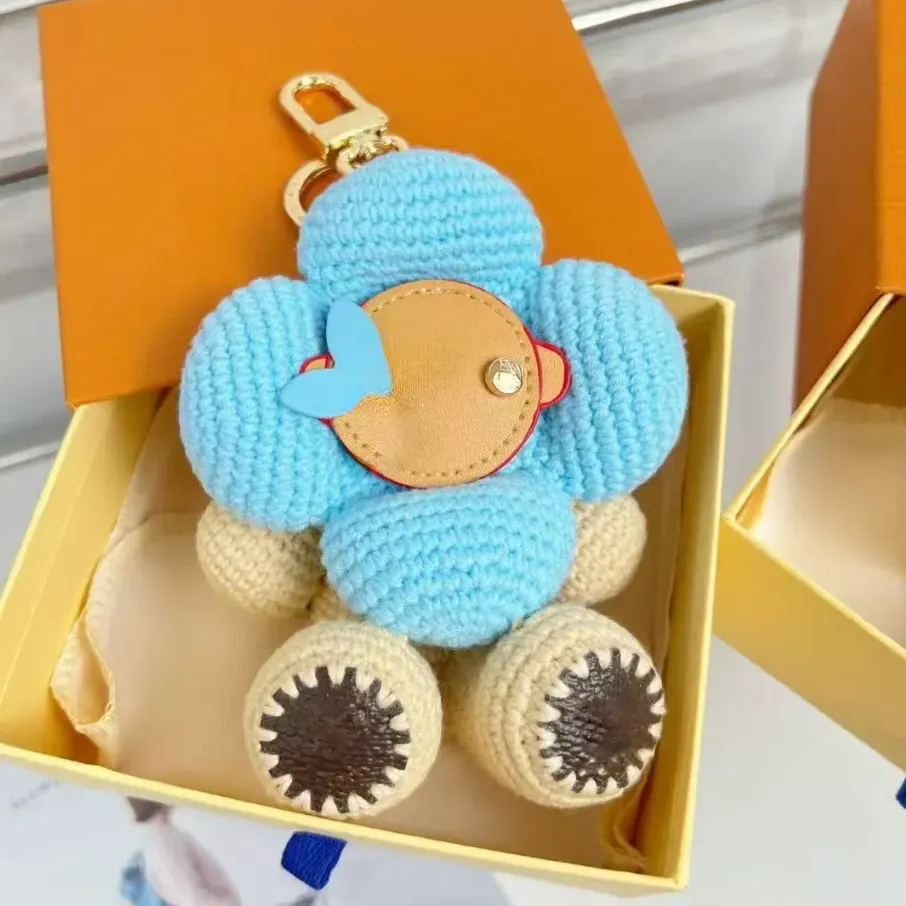 Designer Knitted Wool Sunflower Hedgehog Keychain... From Fashionlucky8 ...