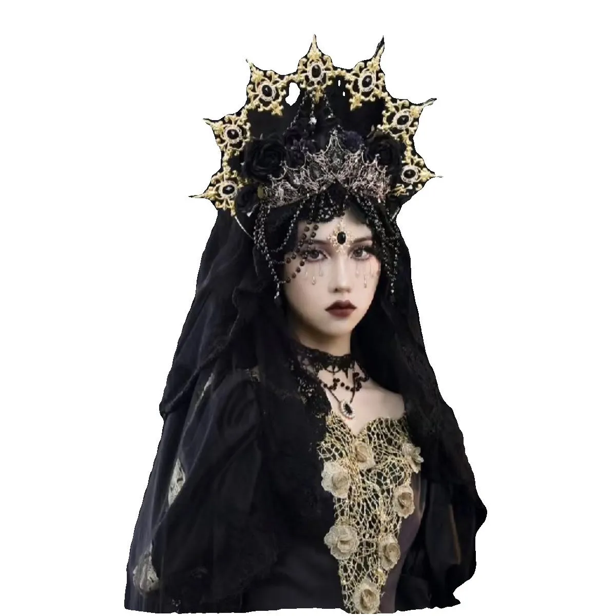 Ghirlanda Per Capelli Con Fiori LED Illuminati – Corona Luminosa Per Feste – Rosa