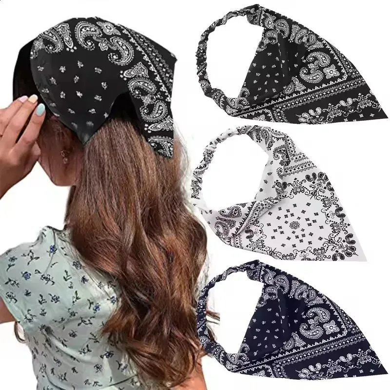 Bohemian Floral Paisley Boho Hair Bands Scarf For... From  display picture 1