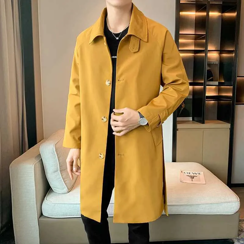 2025 New Arrival Spring Coat Men's High Quality Windbreak Fashion ...