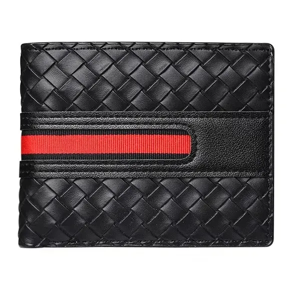 Portacarte Ultrasottile In PU Con Fibbia, Multi-Slot Per Carte Di Credito E Contanti, Portafoglio Minimal Per Uomo E Donna, Colore Marrone - 2